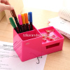 Подставка-органайзер "Rio" 17,5x9x9,2см 4 отделения, пластик, розовая EZ25140 от магазина "Карандаш"