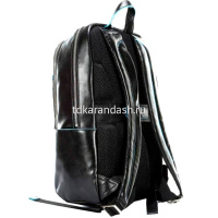 Рюкзак "Blue Square 27,5х39х15см, 2 отделения, 3 кармана, черный, натуральная кожа CA3214B2/N от магазина "Карандаш"