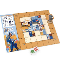 Игра настольная "Почта" 25х25см (4 планшета, 232 жетона, 4 фишки, 4 подставки) 915752 от магазина "Карандаш"