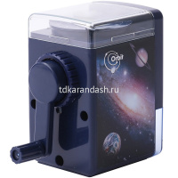 Точилка механическая 1 отв. "Orbit" 68x100x57мм пластик, синяя ER10104 от магазина "Карандаш"