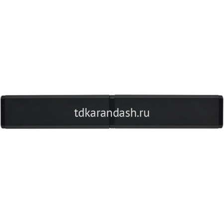 Футляр-туба для ручки прямоугольный, металл, черный 2-665/01 от магазина "Карандаш"