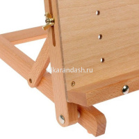 Мольберт настольный с регулятором угла наклона, с планшетом, высота 36-64см Сонет 1591263-5 от магазина "Карандаш"