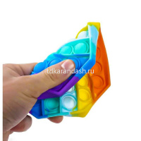 Игрушка-антистресс "Pop it" 12,5см разноцветный M-9978 от магазина "Карандаш"