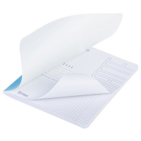 Тетрадь А5 96л клетка "SoloMatte. Небесная лазурь" на скобе, ламинация Soft-touch 092772 от магазина "Карандаш"