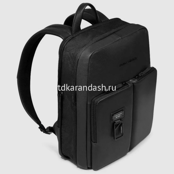 Рюкзак "Harper" 29х38х8см, 1 отделение, 3 кармана, черный, натуральная кожа CA6311AP/N от магазина "Карандаш"