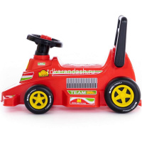 Каталка-автомобиль "Гоночный Трек" 63,5x33x41,5см, красный, пластик 7987 от магазина "Карандаш"