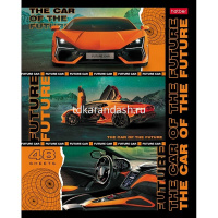 Тетрадь А5 48л клетка "В мире авто" на скобе 5 дизайнов 48Т5В1/086190 от магазина "Карандаш"