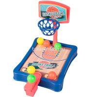 Игра настольная "Мини-баскетбол" 16х13х2,5см пластик (мини-поле, мячи 2см 6 шт.) MF2387 от магазина "Карандаш"