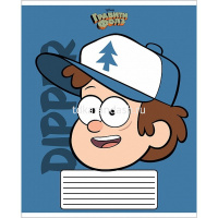 Тетрадь А5 18л линия "Гравити Фолз" на скобе 5 дизайнов 18Т5В2/068735 от магазина "Карандаш"