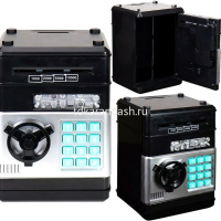 Копилка-сейф для денег 19х13х12см пластик (свет, звук) LT226652 от магазина "Карандаш"