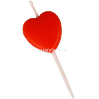 Свечи д/торта 5шт. 10,5см на пиках Красные сердца С-6016/466-5-307-36016-3 от магазина "Карандаш"