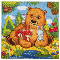 Пазлы 20 эл. "IQ. Добрый мишка" макси 2+ 978-5-8112-7194-8 от магазина "Карандаш"