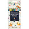 Карандаши 12 цветов "HappyColor" трехгранные дерево, картон 30-0046 от магазина "Карандаш"