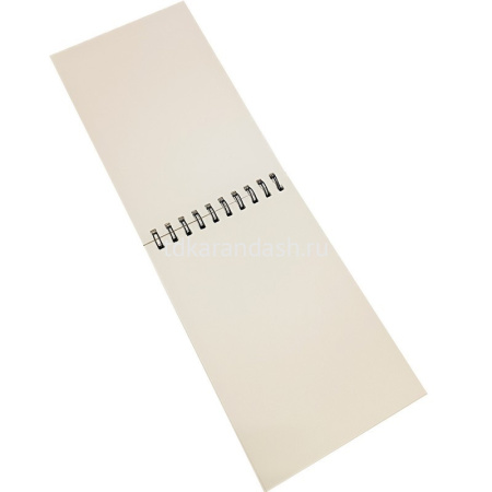 Скетчбук А5 30л 180г/м2 "Рисунки" акварельная бумага, спираль, кремовая бумага, жесткая подложка от магазина "Карандаш"