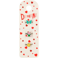 Набор колец детских 3шт. 6 видов 2-791/04 от магазина "Карандаш"