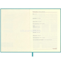 Картинка Ежедневник недатированный А6+ "Escalada" 320стр., бирюзовый, искусственная кожа "Кассандра" 60890 от магазина "Карандаш" Ежедневник недатированный А6+ "Escalada" 320стр., бирюзовый, искусственная кожа "Кассандра" 60890 от магазина "Карандаш"