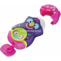 Точилка 1 отв. "Loopy Fancy" с контейнером и ластиком, пластик, 2 цвета 049131 от магазина "Карандаш"