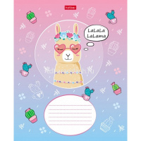 Тетрадь А5 12л линия "Очаровашки" на скобе 5 дизайнов 12Т5В2/062631 от магазина "Карандаш"