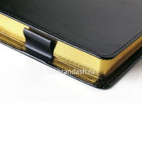 Ежедневник полудатированный А5 "Profi" 416стр., черный, золотой срез, искусственная кожа 3-073/02 от магазина "Карандаш"