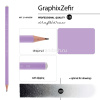 Карандаш чернографитный "Graphix Zefir" сиреневый НВ 21-0045/06 от магазина "Карандаш"
