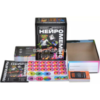 Игра настольная "Нейромемы 2.0. Генератор огненного настроения" 14x19,5см (112 карт, 5 жетонов, 40 м от магазина "Карандаш"