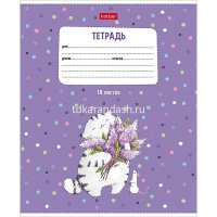 Тетрадь А5 18л линия "Приключения кота Пирожка" на скобе 5 дизайнов 18Т5В2/080118 от магазина "Карандаш"