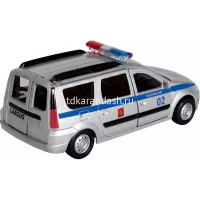 Машина "Lada Largus. Полиция" белая, инерционная, металл 12см (открывающиеся двери) SB-16-47-P-WB от магазина "Карандаш"