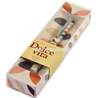 Ручка шариковая "Dolce Vita. Лепестки. Винтаж" 0,7мм синяя, металл 20-0252/01 от магазина "Карандаш"