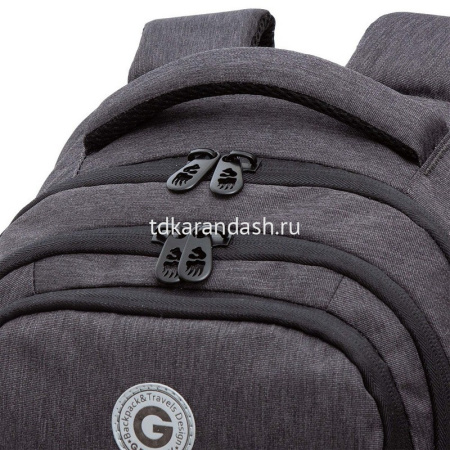 Рюкзак 27х41х17см, 600гр, 2 отделения, 4 кармана, графит RD-342-2/1 от магазина "Карандаш"