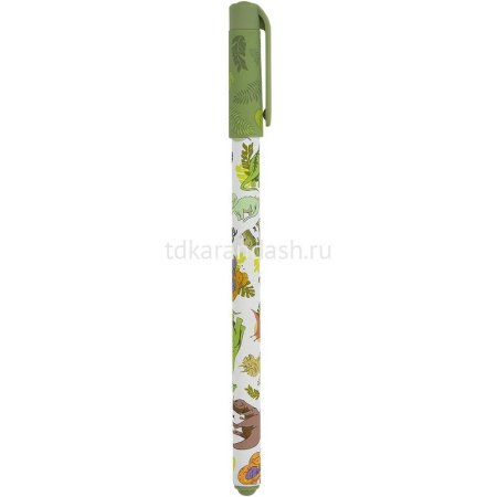Ручка шариковая "HappyWrite. Kawaii animals. Динозавры" 0,5мм синяя 20-0215/62 от магазина "Карандаш"