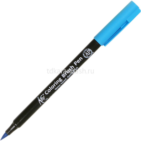Маркер-кисть акварельный "Koi Brush Pen" №137 синий морской XBR#137