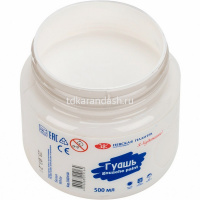 Гуашь 500 мл белая 23024104 от магазина "Карандаш"