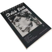 Скетчбук А5 30л 160г/м2 спираль, кремовая бумага, жесткая подложка 11853-24 от магазина "Карандаш"