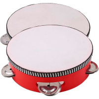 Бубен 15х4,5см дерево/металл, 2 цвета 11062-24 от магазина "Карандаш"