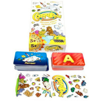 Игра настольная "Соображарий Junior" 21х11см (52 карты букв, 60 карт заданий) 1757 от магазина "Карандаш"