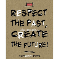 Тетрадь А5 48л клетка "CraftBook" на скобе крафт 5 дизайнов 48Т5В1/066264 от магазина "Карандаш"