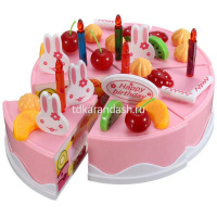 Игровой набор "Торт" 37 предметов 20см (свет, звук) Y7510-18 от магазина "Карандаш"