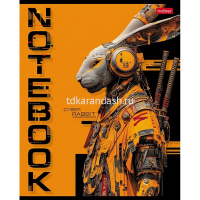 Тетрадь А5 48л клетка "Cyber animals" на скобе 5 дизайнов 48Т5В1/092705 от магазина "Карандаш"