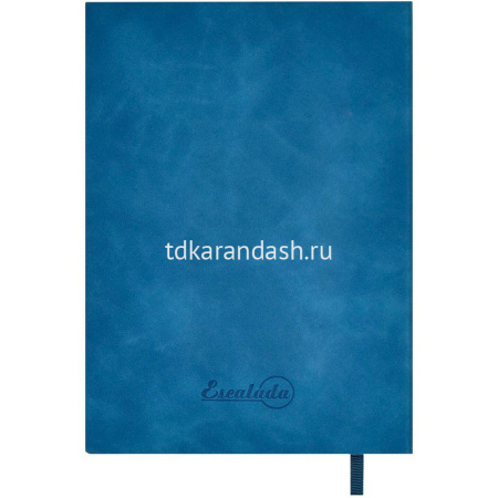 Ежедневник недатированный А6+ "Escalada" 320стр., морская волна, искусственная кожа софт-тач 64029 от магазина "Карандаш"