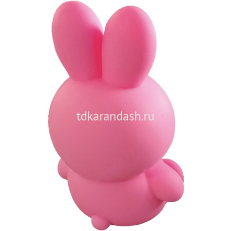 Игрушка-антистресс сквиш "Зайчик" 10,5х6см розовый FX5739 от магазина "Карандаш"