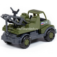 Эвакуатор военный "Кнопик" в сетке , пластик18*8,3*9,7см 52049 от магазина "Карандаш"