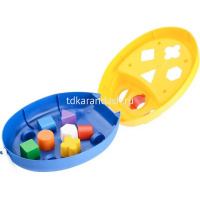 Каталка-сортер "Кораблик" 23х18х14см пластик 65630/PC от магазина "Карандаш"