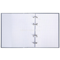 Тетрадь на кольцах А5 80л клетка "NEWtone Soft-touch Pastel Серый агат" ламинация 091960 от магазина "Карандаш"