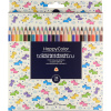 Карандаши 24 цвета "HappyColor" трехгранные дерево, картон 30-0053 от магазина "Карандаш"