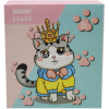 Конструктор 3D "Кот с короной" 875 деталей 13,5х15х8см пластик 18404BA
