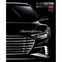 Тетрадь А5 96л клетка "Black Edition" на скобе глянцевая ламинация 5 дизайнов 96Т5лВ1/086251 от магазина "Карандаш"