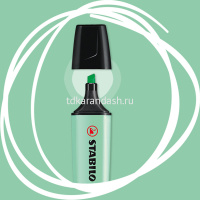 Маркер текстовыделитель "Boss" пастельно-мятный, клиновидный наконечник, толщина линии 2-5мм 70/116 от магазина "Карандаш"