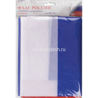 Флаг "Триколор" 90х135см полиэфирный шелк RU01/550177 от магазина "Карандаш"
