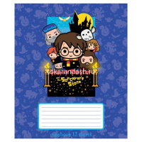 Тетрадь А5 12л линия "Гарри Поттер" на скобе 5 дизайнов 12Т5В2/059991 от магазина "Карандаш"