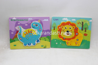 Пазл 22х17,5см дерево, 6 видов XJ4090 от магазина "Карандаш"